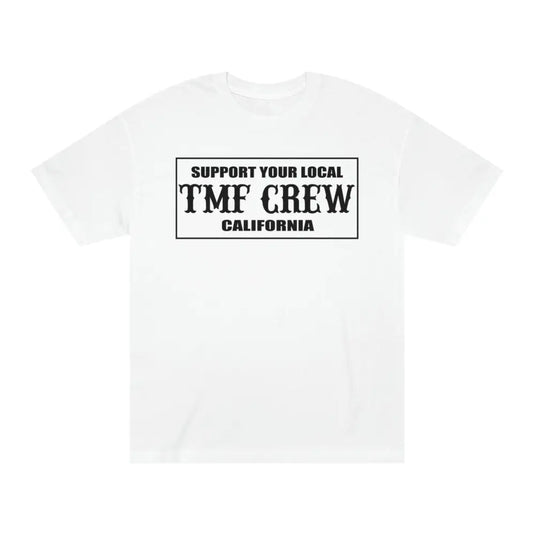 TMF ’Support TMF CREW’ T-Shirt - White / S - T-Shirt