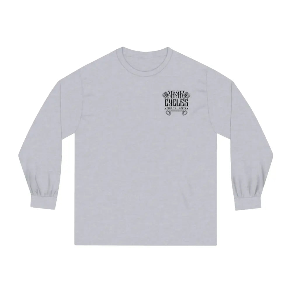 TMF ’True Til Death Shirt’Long Sleeve T-Shirt - Athletic Heather / S - Long-sleeve