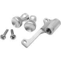 Todd Cycles Mikuni Enrichener Cable Relocation Bracket and Knobs - Bracket With Raw Knobs - Air/Fuel Components