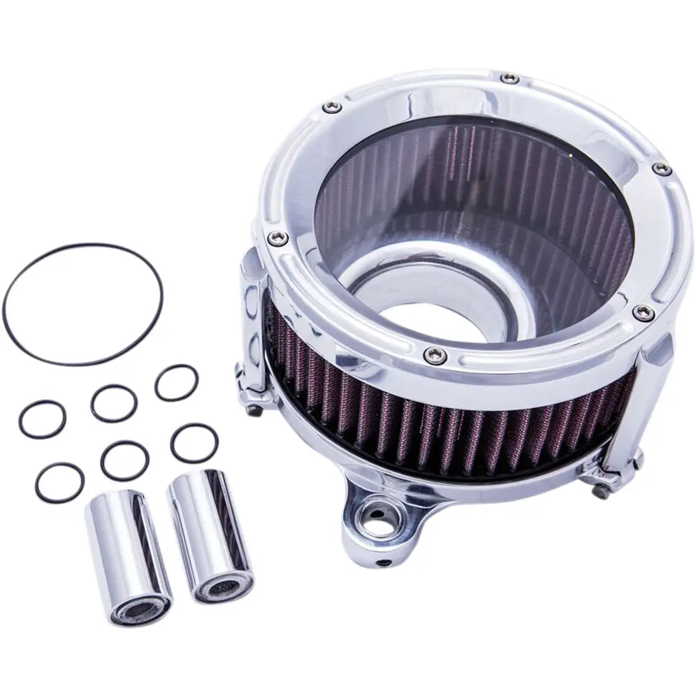 Trask Assault Charger High-Flow Intake Air Cleaner For Harley - Air/Fuel Components