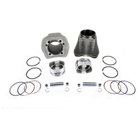 V-Twin MFG 88 inch Evolution Big Bore Cylinder Kit Silver - Engine Components
