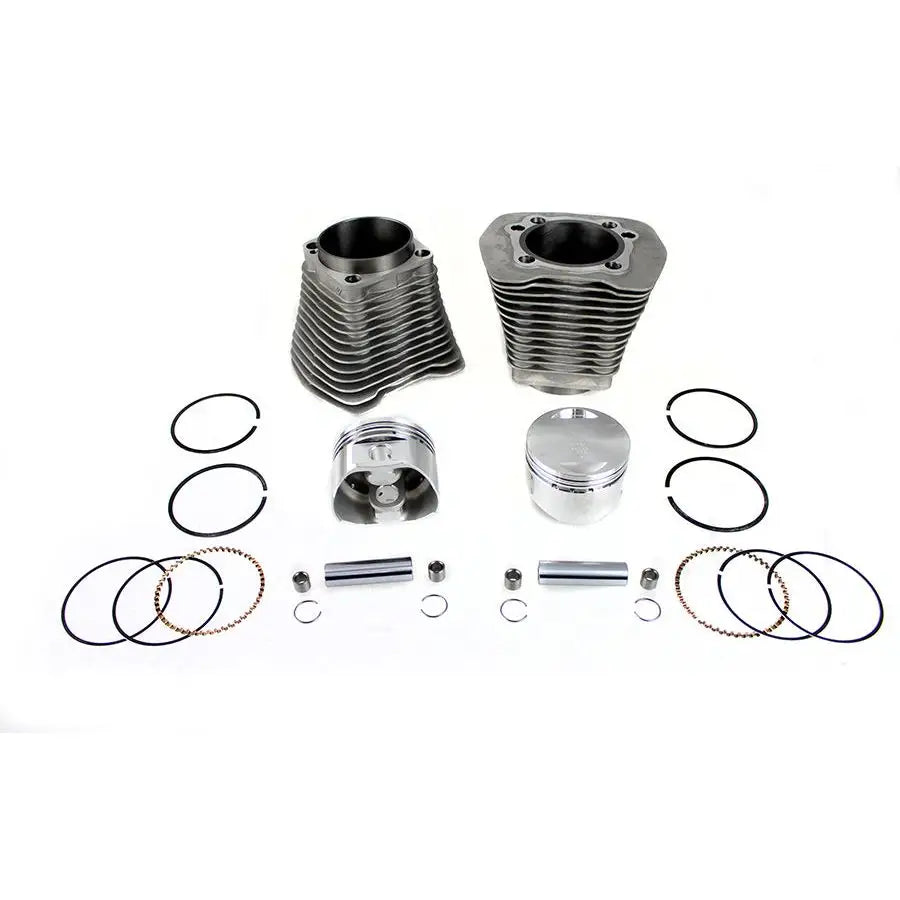 V-Twin MFG 88 inch Evolution Big Bore Cylinder Kit Silver - Engine Components