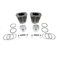 V-Twin MFG 88 inch Evolution Big Bore Cylinder Kit Silver - Engine Components