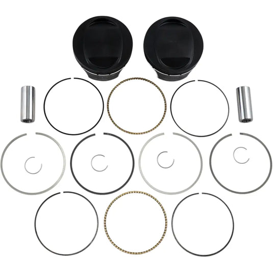 Wiseco High-Performance Piston Kits - 07-17 Stock & Bored 103/99-06 Stroker (10.5:1 Domed) + .010 - Engine Components