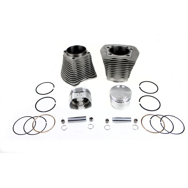 Load image into Gallery viewer, V-Twin MFG 88 inch Evolution Big Bore Cylinder Kit Silver
