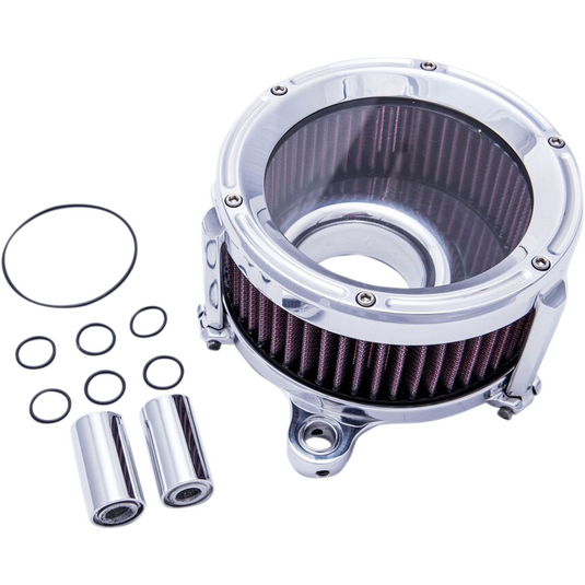 Trask Assault Charger High-Flow Intake Air Cleaner For Harley