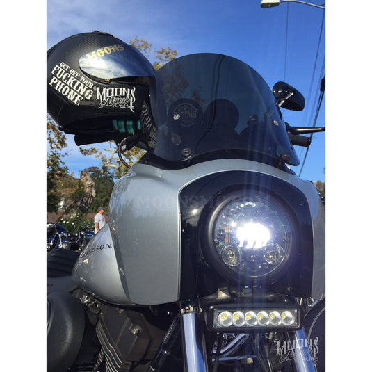 5.75 MOONSMC¬Æ Moonmaker 3 LED Headlight For Harley