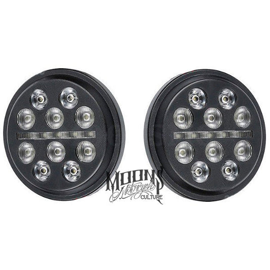 4.5" Inch MOONSMC¬Æ Fly Eye LED Auxiliary / Passing Lamps
