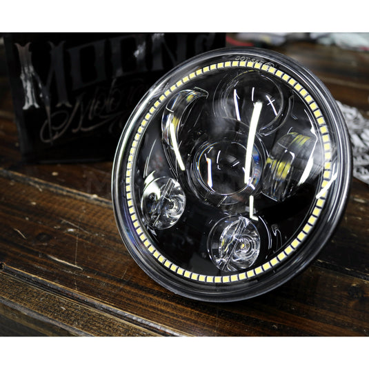 5.75 MOONSMC¬Æ Moonmaker 2 LED Headlight For Harley