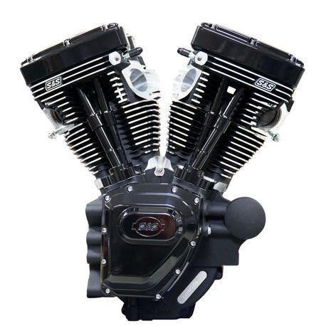 T124 S&S Black Edition Long Block 06-17 Dyna - TMF Cycles 
